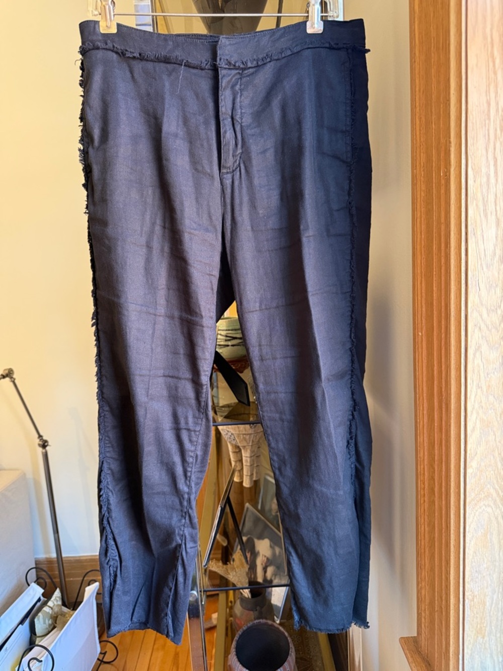 Sack’s |  Black Linen Blend Pants size 10